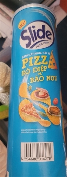 Slide bánh lát khoai tây vị sò điệp & bào ngư