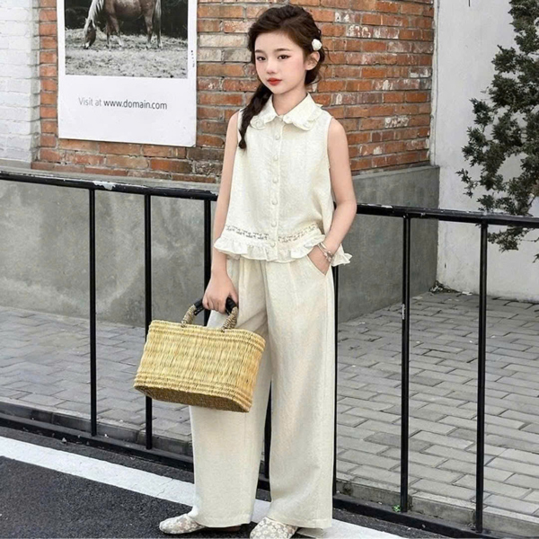 SET PHỐI REN CỔ SƠ MI