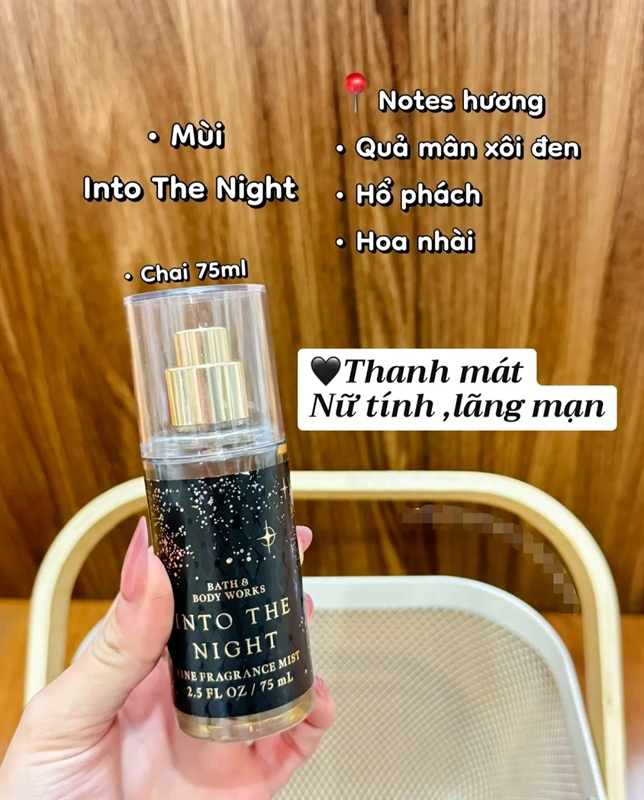 Xịt body mist Bath & Body Works