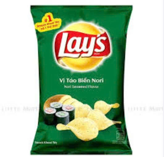 Lays snack vị tảo biển gói 31g