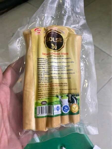 Phô mai hun khói sosle dê que Nga 100g