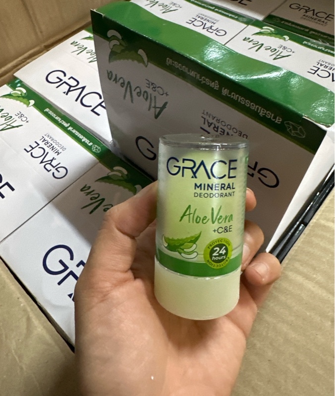 Khử Mùi Đá Khoáng Grace 70g - Nha đam