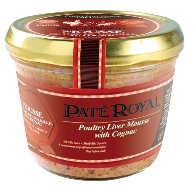 Pate Royal - Poultry Liver Mousse with Cognac 180 gr