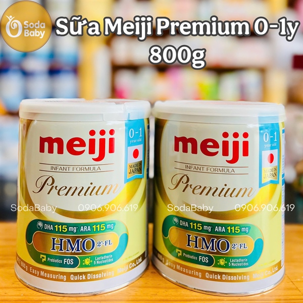 Sữa Meiji Premium 0-1y 800g (mới 2026)