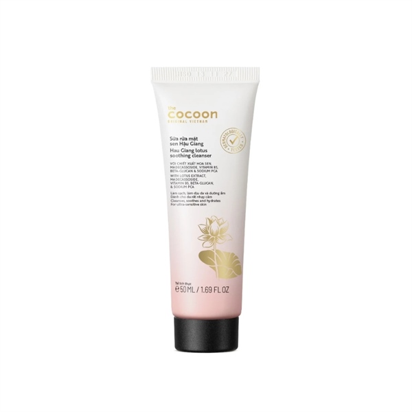 SỮA RỬA MẶT COCOON SEN HẬU GIANG 50ml