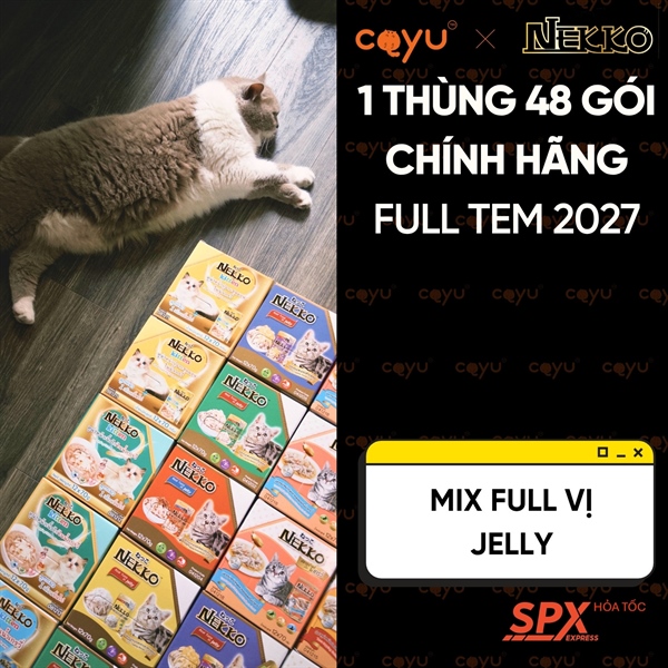 [Hoả Tốc] - Nekko Jelly 70G - Pate Thức Ăn Ướt Cho Mèo - Hàng Thái Cao Cấp - Date 2027 - Coyu