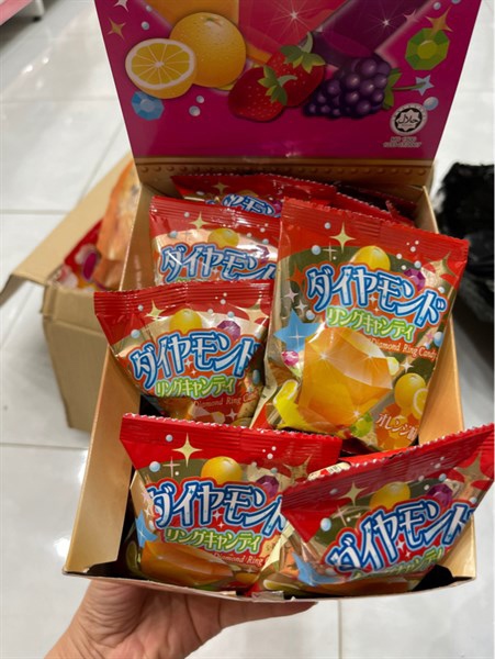 Kẹo nhẫn vị hoa quả