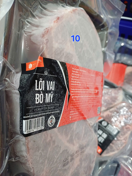 Lõi vai bò không xương Mỹ 500g