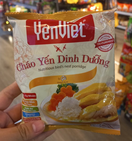 Cháo yến vị gà