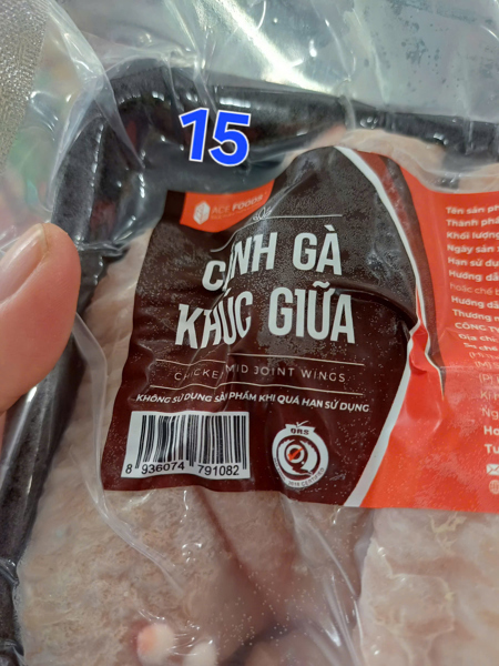 Cánh gà khúc giữa Ace food 500g