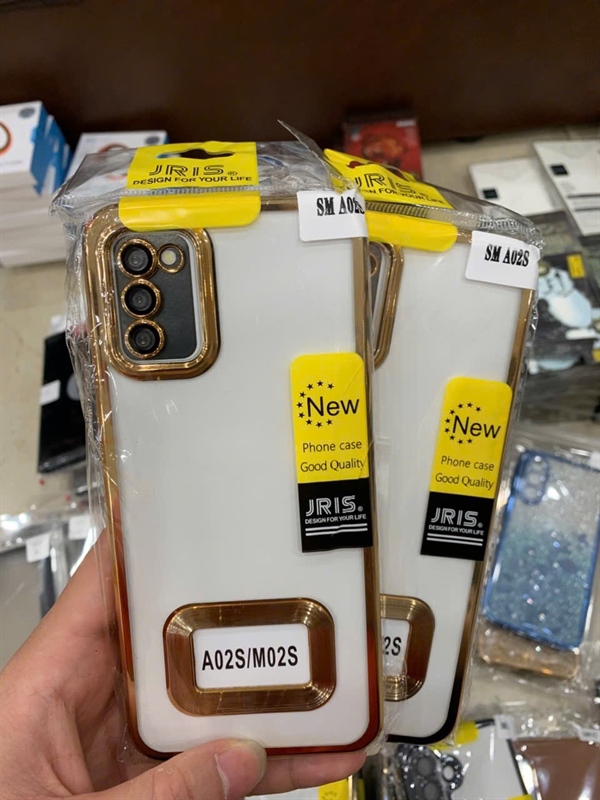 Ốp SAMSUNG A03S IRIS viền si