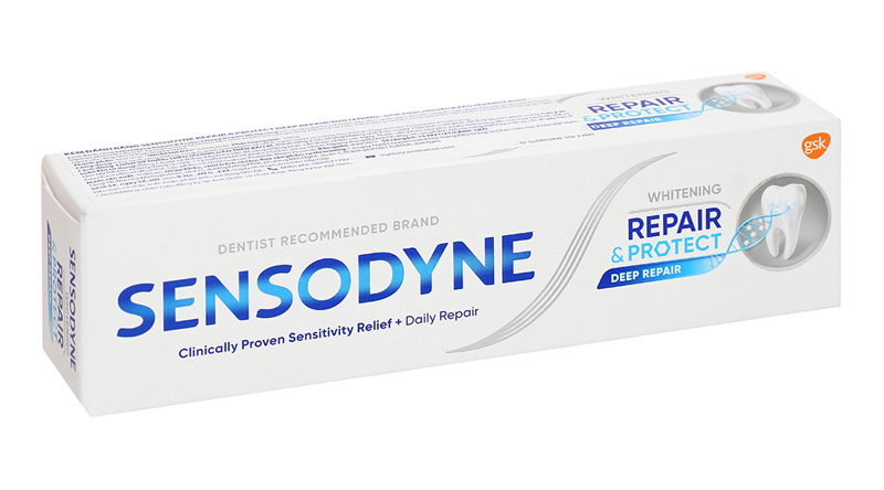 KĐR Sensodyne Repair & Protect Deep Repair Whitening 100g - Thái Lan (Tub)