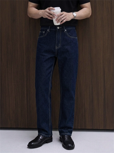 Quần Jean dài Suông (Baggy) xanh than 1140