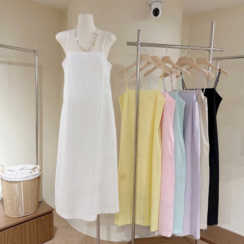 Đầm 2s linen HM