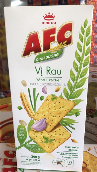 Hộp bánh AFC vị rau cải 200GR