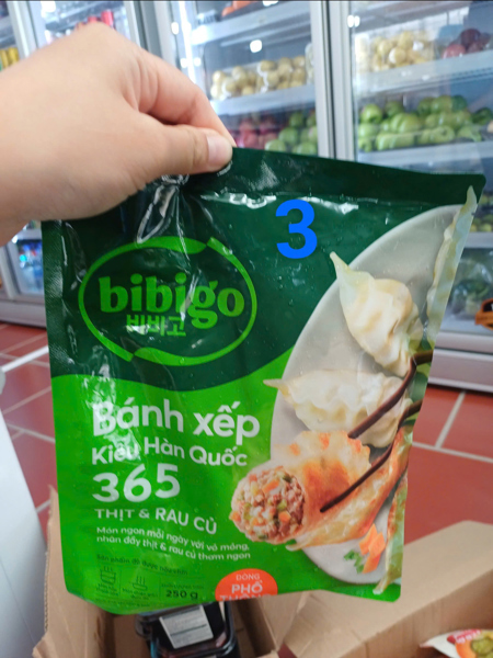 Bánh xếp kiểu Hàn Quốc 365 thịt và rau củ 250g