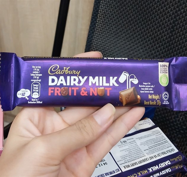 Socola sữa Cadbury Dairy Milk 40g
