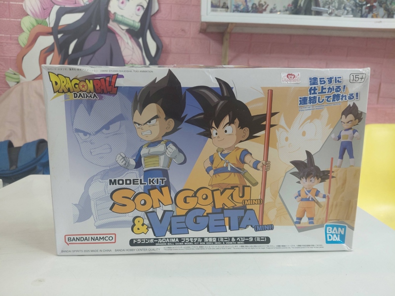 Mua bán (NEW) MODEL KIT SONGOKU (MINI) & VEGETA (MINI) DAIMA