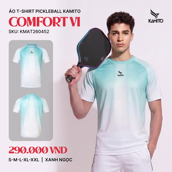 Giền Pickleball - Áo Kamito Comfort V1