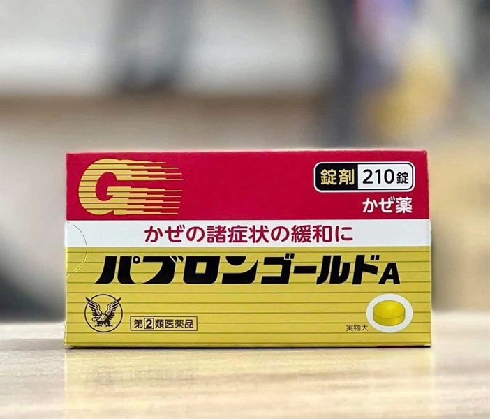 Viên Uống Cảm Cúm Taisho Pabron Gold 210 Viên Nhật Bản