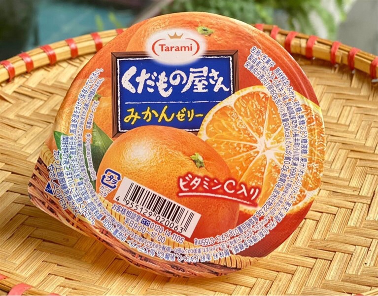 Thạch hũ Tarami vị quýt 160g
