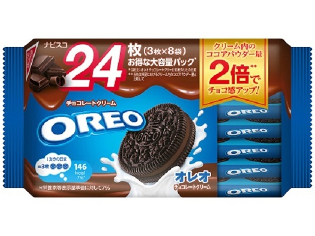 Bánh quy nhân kem socola Oreo Family Pack gói 24 cái
