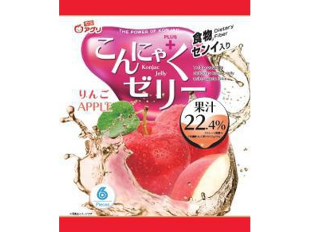 Thạch rau câu Aguri vị táo gói 96g
