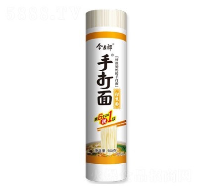 Mì sợi dẹt Trường Thọ Jinmailang (màu vàng) 500g