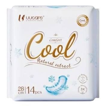 BVS Kháng khuẩn UUCARE COOL TECH (Loại ngày và đêm 28cm, Gói 14 miếng) - Singapore