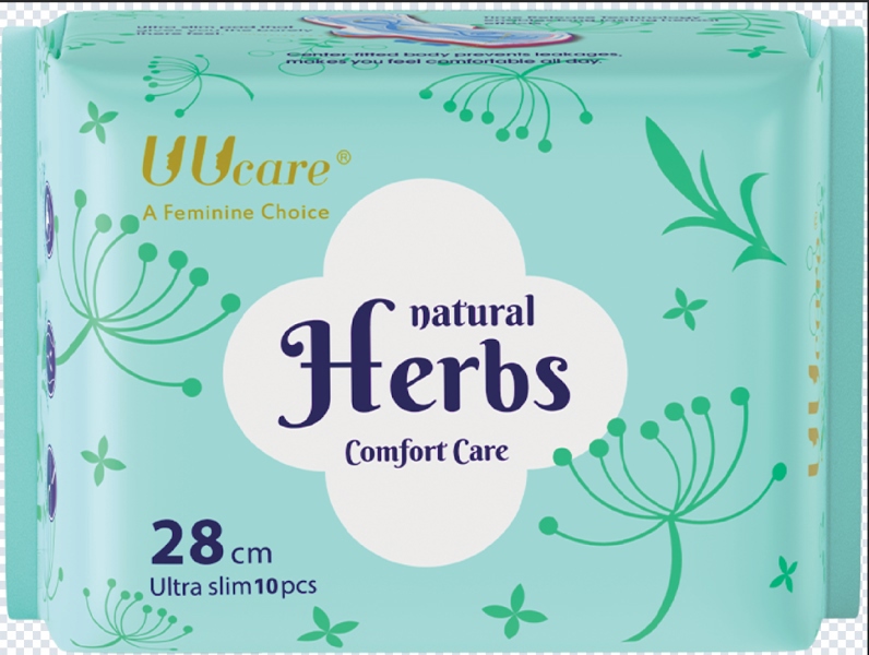 BVS Thảo dược UUCARE NATURAL HERBS (Loại ngày và đêm 28cm, Gói 10 miếng) - Singapore