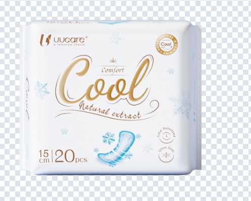 BVS Kháng khuẩn UUCARE COOL TECH (Loại hàng ngày 15cm, Gói 20 miếng) - Singapore