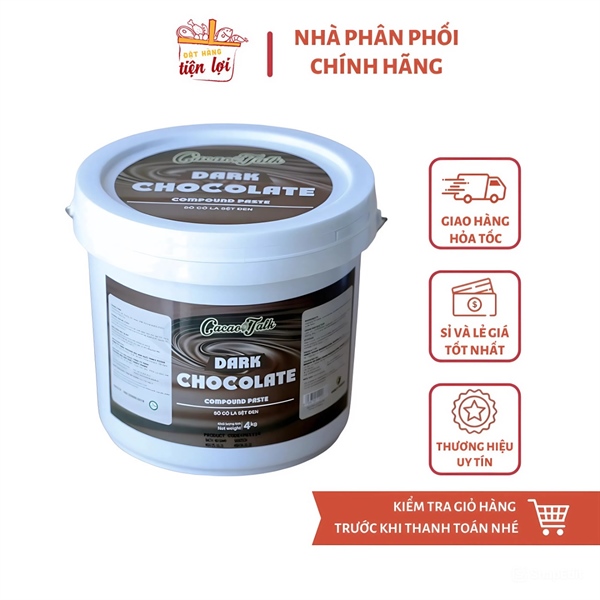 Socola sệt đen Nhất Hương Xô 4Kg