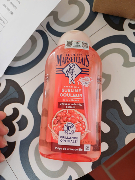 Dầu gội hữu cơ marseiliais lựu đỏ 250ml