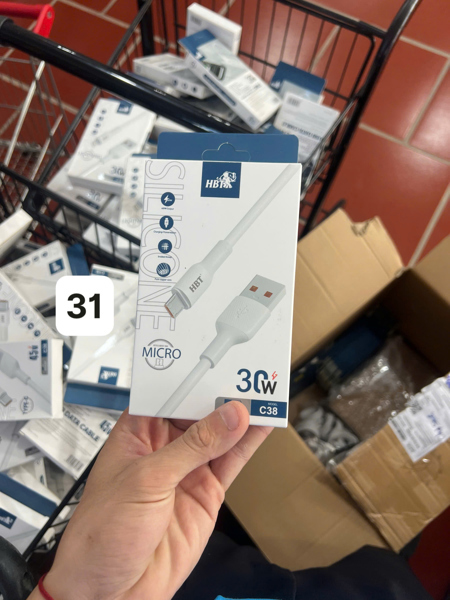 Dây cáp sạc điện thoại HBT 30W MODEL C38