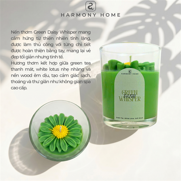 Nến thơm Green Daisy Whisper