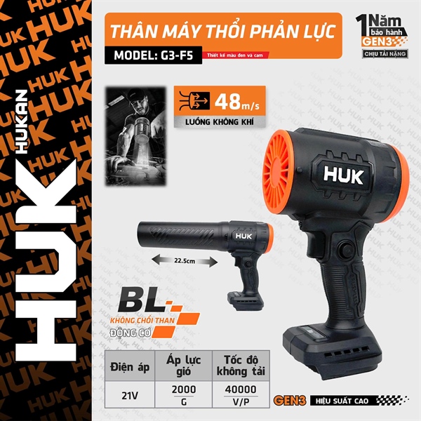 Thân máy thổi phản lực BODY G3-F5 Hukan