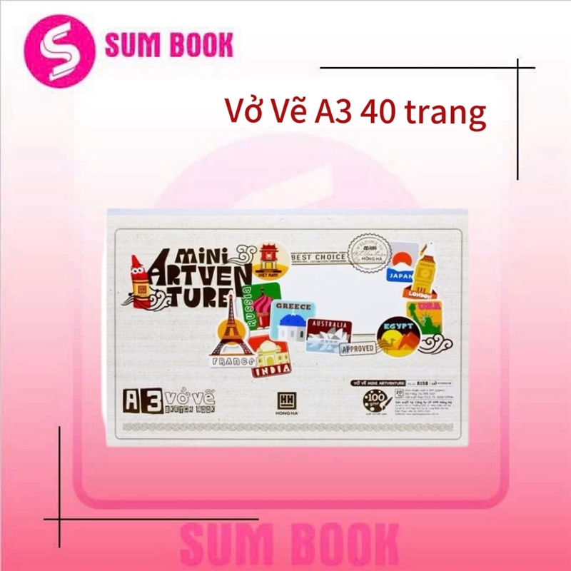 Vở Vẽ A3 Hồng Hà 8158