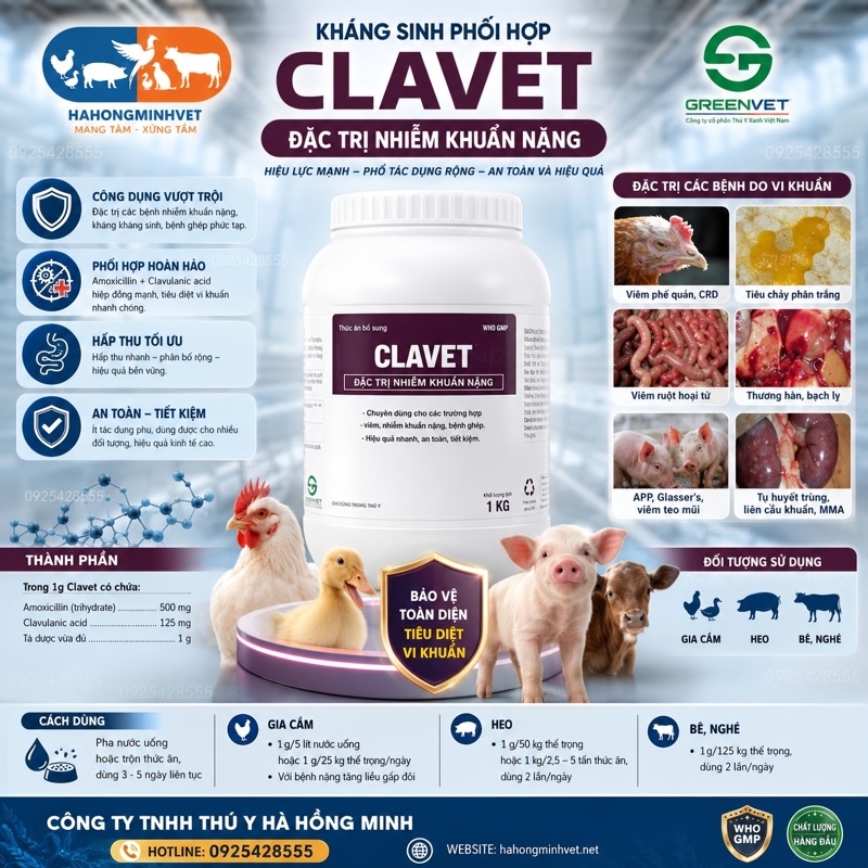 Clavet 1kg (10x1)