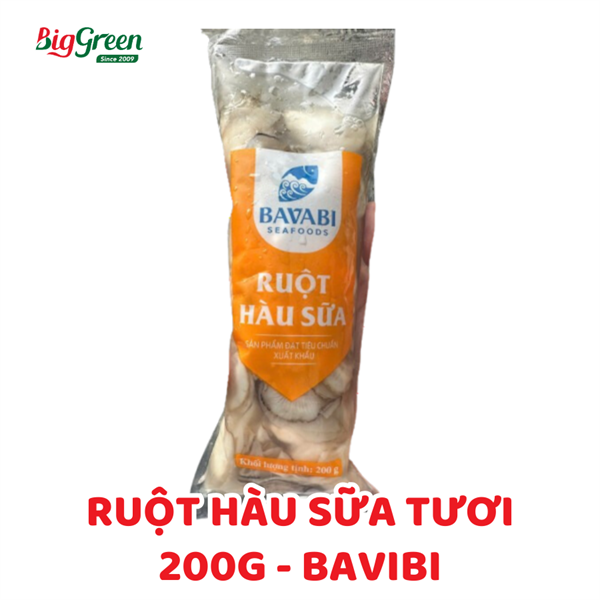 Ruột Hàu Sữa Tươi 200g - Bavabi