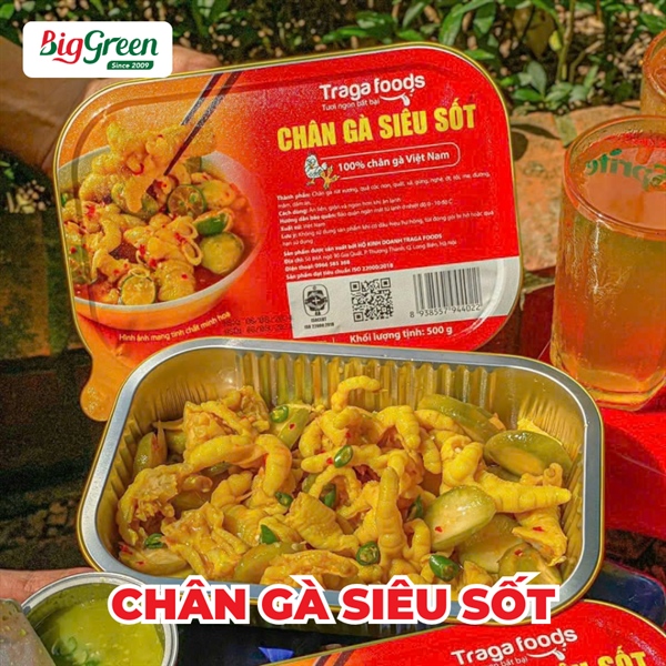 Chân Gà Siêu Xốt 500g - Traga Foods