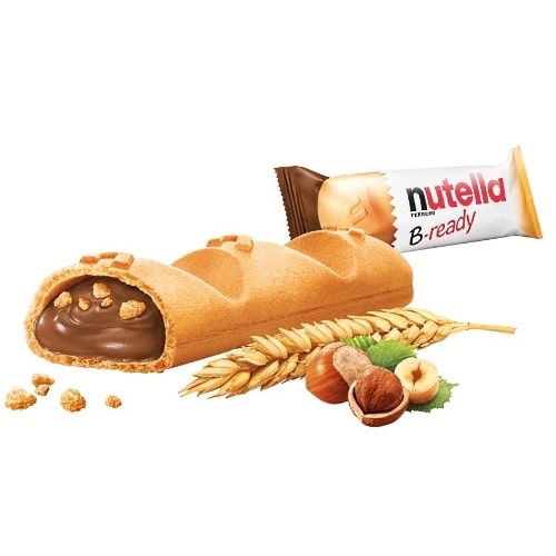 Bánh nhân kem sô cô la nougat hạt phỉ Nutella Bready 22g (36)