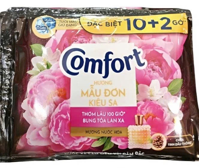 NƯỚC XẢ VẢI Comfort mẫu đơn gói 18ml