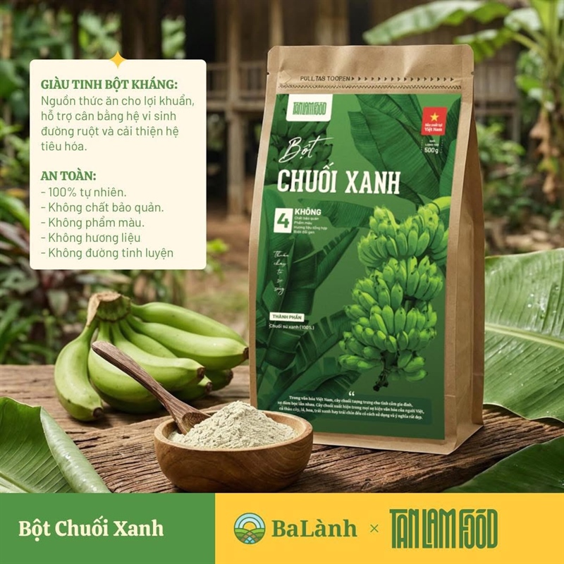 TLF - Bột Chuối Xanh 500g