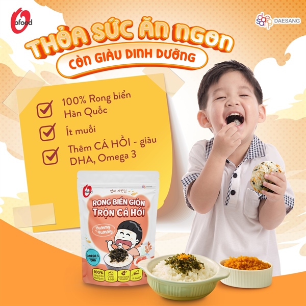 Rong trộn cá hồi 30g