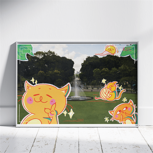 Poster Cats in the Palace: No.06