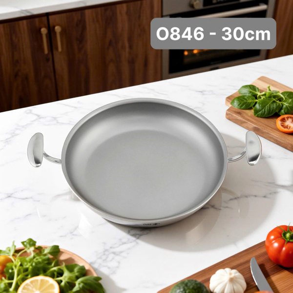S825-O846 Chảo Nướng Rán 30cm Oyatton Chống Dính Vi Điểm model: OYT-JP-WD30P5