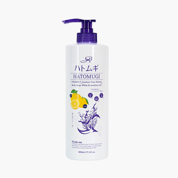 Sữa Tắm Sáng Da Hatomugi 800ml (Quả Yuzu)
