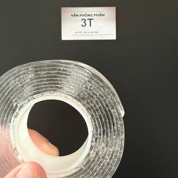 Băng keo 2 mặt Acrylic (keo 3M) trong suốt