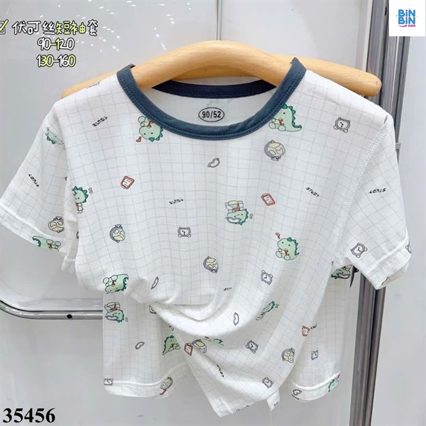35456- Bộ Tencel TN khủng long caro