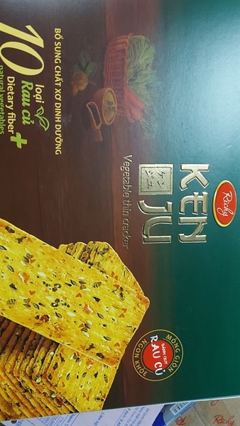 RYCHYK - Bánh quy Kenju rau củ hộp 288gx12